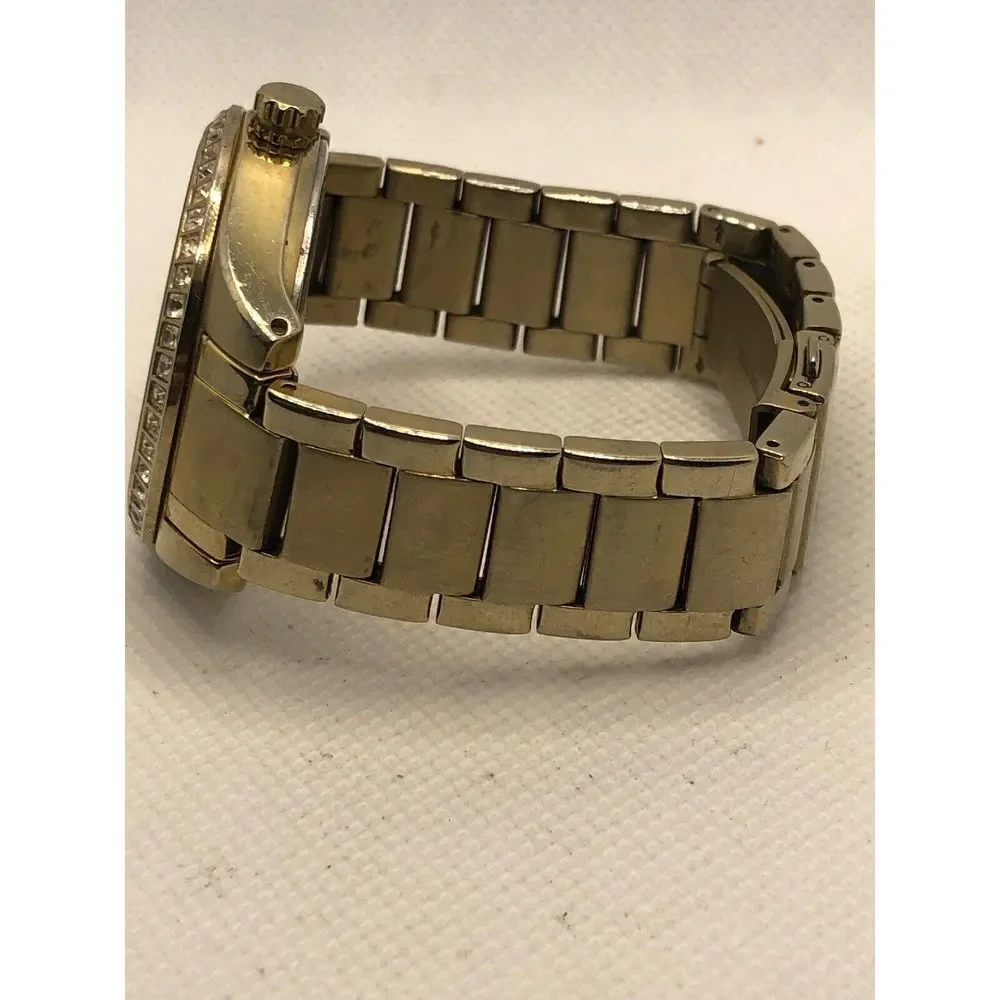 Fossil BQ1434 Women's Stainless Steel Analog Gold Dial Quartz Wrist Watch KS193